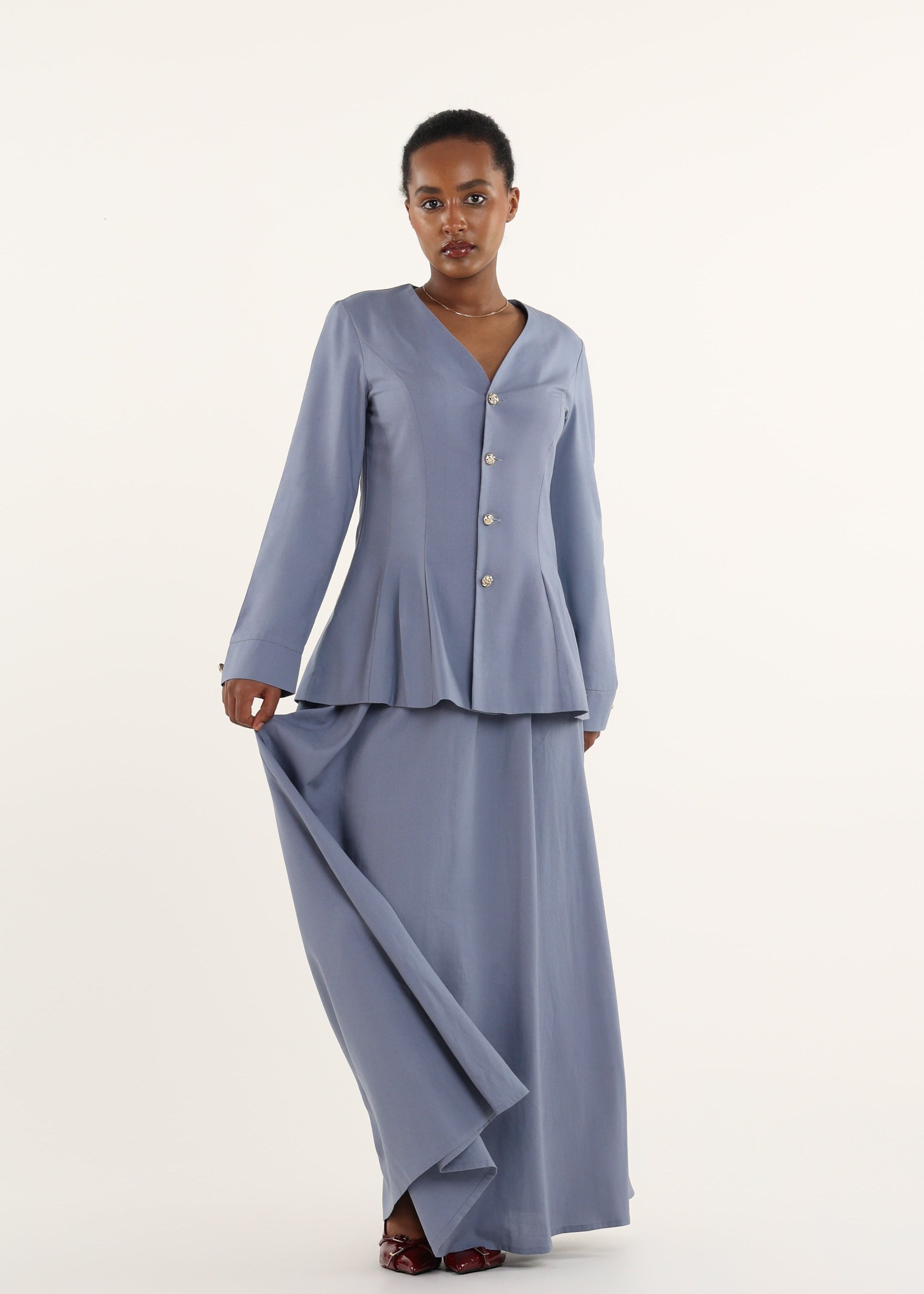 SABA SKIRT - Slate (Pre order)