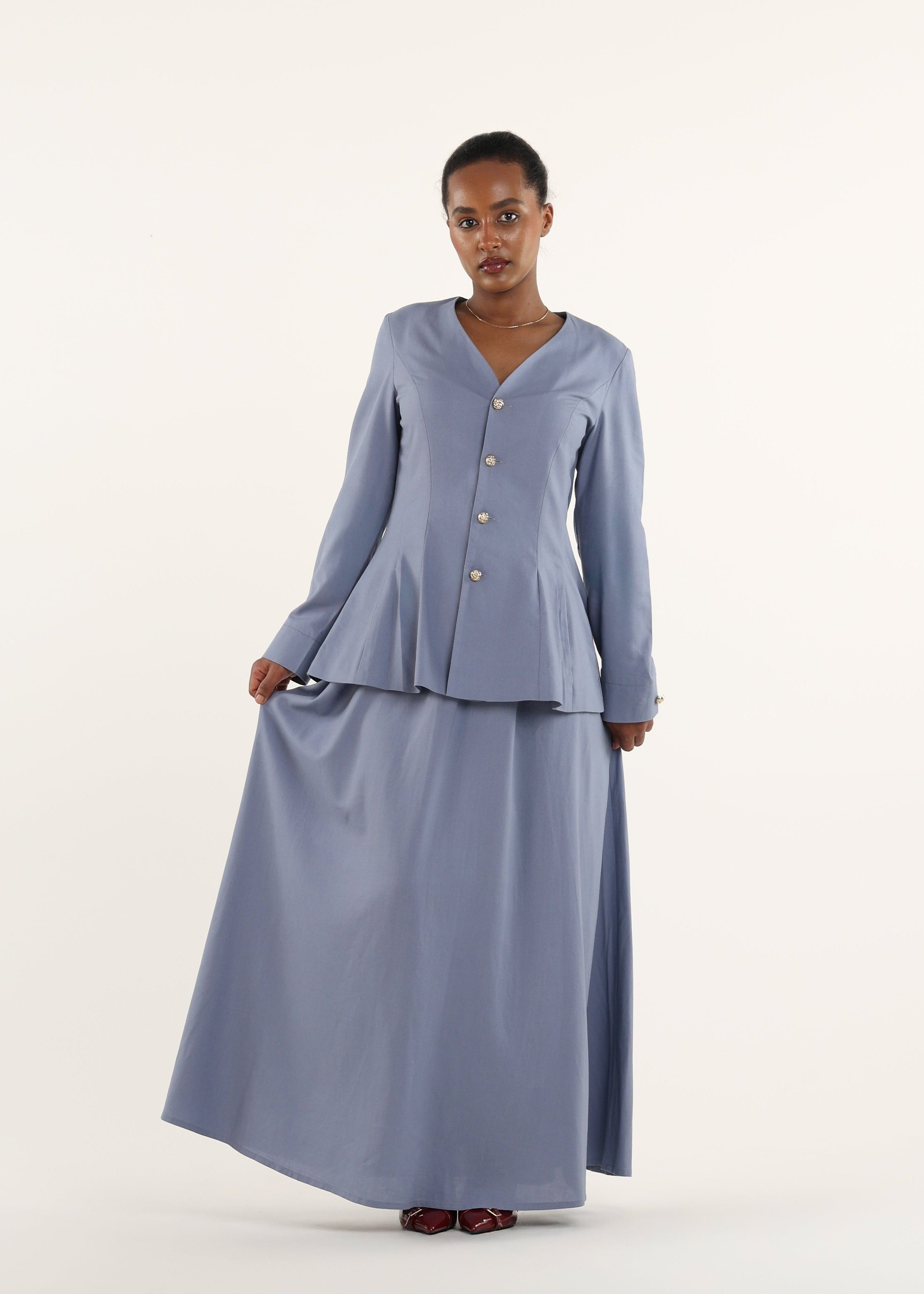 SABA SKIRT - Slate (Pre order)